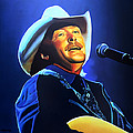 Alan Jackson Painting Painting by Paul Meijering Alan Jackson Painting Painting by Paul Meijering