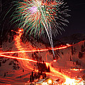 Alta New Year Celebration and Torchlight Parade Photograph by Brett Pelletier Alta New Year Celebration and Torchlight Parade Photograph by Brett Pelletier