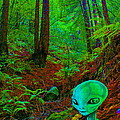 An Alien in a Cosmic Forest of Time Photograph by Ben Upham III An Alien in a Cosmic Forest of Time Photograph by Ben Upham III