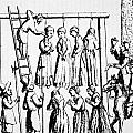 An Execution Of Witches In England by English School An Execution Of Witches In England by English School