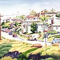 Andrews Street Mission Hills Painting by Mary Helmreich Andrews Street Mission Hills Painting by Mary Helmreich