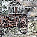 Antique Farm Tractor by Derek Mccrea Antique Farm Tractor by Derek Mccrea
