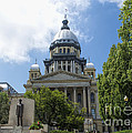 Illinois State Capitol - Luther Fine Art by Luther Fine Art Illinois State Capitol - Luther Fine Art by Luther Fine Art