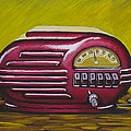 Art Deco Radio Painting by Kevin Hughes Art Deco Radio Painting by Kevin Hughes