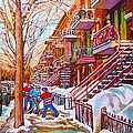 Art Of Montreal Staircases In Winter Street Hockey Game City Streetscenes By Carole Spandau by Carole Spandau Art Of Montreal Staircases In Winter Street Hockey Game City Streetscenes By Carole Spandau by Carole Spandau