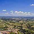 Atop the Bell Tower in San Gimignano Photograph by Rick Starbuck