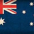 Australia Flag Vintage Distressed Finish Mixed Media by Design Turnpike Australia Flag Vintage Distressed Finish Mixed Media by Design Turnpike