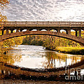 Autumn Bridge Landscape Photograph by Gwen Gibson Autumn Bridge Landscape Photograph by Gwen Gibson