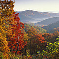Autumn On Blue Ridge Range Near Jumping by Tim Fitzharris Autumn On Blue Ridge Range Near Jumping by Tim Fitzharris