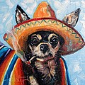 Ay Chihuahua Painting by Kristy Tracy Ay Chihuahua Painting by Kristy Tracy