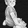 Baby Drawing by Bill Richards Baby Drawing by Bill Richards