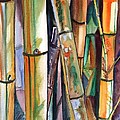 Bamboo Garden Painting by Marionette Taboniar Bamboo Garden Painting by Marionette Taboniar