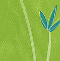 Bamboo Namaste Painting by Linda Woods Bamboo Namaste Painting by Linda Woods