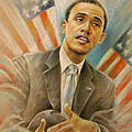 Barack Obama Taking it Easy by Miki De Goodaboom Barack Obama Taking it Easy by Miki De Goodaboom