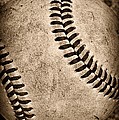 Baseball Old And Worn by Paul Ward Baseball Old And Worn by Paul Ward