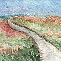Beach Path Painting by Linda Woods Beach Path Painting by Linda Woods