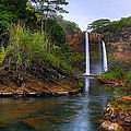 Below Wailua Falls Photograph by Ryan Smith