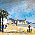 Benidorm Levante Painting by Miki De Goodaboom Benidorm Levante Painting by Miki De Goodaboom