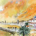 Benidorm Old Town Painting by Miki De Goodaboom Benidorm Old Town Painting by Miki De Goodaboom