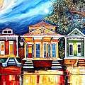Big Easy Shotguns Painting by Diane Millsap Big Easy Shotguns Painting by Diane Millsap