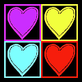 Big Hearts I Digital Art by Marianne Campolongo Big Hearts I Digital Art by Marianne Campolongo