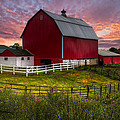 Big Red at Sunset Photograph by Debra and Dave Vanderlaan Big Red at Sunset Photograph by Debra and Dave Vanderlaan
