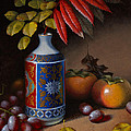 Birch and Sumac with Persimmons by Timothy Jones