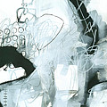 Black and White #1 Painting by Jane Davies Black and White #1 Painting by Jane Davies
