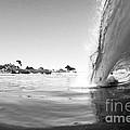 Black And White Santa Cruz Wave by Paul Topp Black And White Santa Cruz Wave by Paul Topp