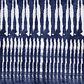 Blue and White Shibori Design Painting by Linda Woods Blue and White Shibori Design Painting by Linda Woods