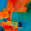 Blue Orange 2 Painting by Jane Davies Blue Orange 2 Painting by Jane Davies