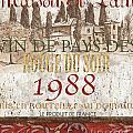 Bordeaux Blanc Label 1 Painting by Debbie DeWitt Bordeaux Blanc Label 1 Painting by Debbie DeWitt