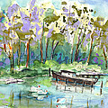 Bray sur Seine 01 Painting by Miki De Goodaboom Bray sur Seine 01 Painting by Miki De Goodaboom
