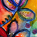Bright Abstract Flowers Painting by Linda Woods Bright Abstract Flowers Painting by Linda Woods
