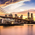 Brooklyn Bridge at sunset by Mihai Andritoiu Brooklyn Bridge at sunset by Mihai Andritoiu