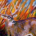Buck Late Fall Painting by Karl Wagner Buck Late Fall Painting by Karl Wagner
