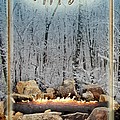 Burning Yule Log by Melissa A Benson Burning Yule Log by Melissa A Benson
