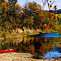 Canoe on the Gasconade River Photograph by Steve Karol Canoe on the Gasconade River Photograph by Steve Karol