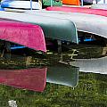 Canoes - Lake Wingra - Madison Photograph by Steven Ralser Canoes - Lake Wingra - Madison Photograph by Steven Ralser