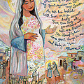 Canticle of Mary Painting by Jen Norton Canticle of Mary Painting by Jen Norton