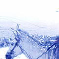 Capt. Call in a Snow Storm Drawing by Seth Weaver Capt. Call in a Snow Storm Drawing by Seth Weaver
