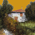Casa Al Tramonto Painting by Guido Borelli Casa Al Tramonto Painting by Guido Borelli
