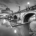 Castel Sant' Angelo BW Photograph by Yhun Suarez Castel Sant' Angelo BW Photograph by Yhun Suarez