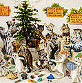 Cats Decorating Christmas Tree 1906 Photograph by Photo Researchers Cats Decorating Christmas Tree 1906 Photograph by Photo Researchers