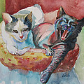 Jack and Neela Painting by Jyotika Shroff Jack and Neela Painting by Jyotika Shroff