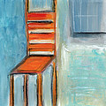 Chair By The Window- Painting Painting by Linda Woods Chair By The Window- Painting Painting by Linda Woods