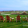 Chairs At The Eighteenth Hole by Catherine Sherman Chairs At The Eighteenth Hole by Catherine Sherman