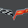 Chevrolet - The Vette Medallion Digital Art by Brand A