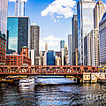 Chicago Cityscape at Wells Street Bridge Photograph by Paul Velgos Chicago Cityscape at Wells Street Bridge Photograph by Paul Velgos