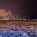 Chicago night skyline Photograph by Dejan Jovanovic Chicago night skyline Photograph by Dejan Jovanovic